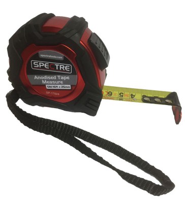 Spectre 5 Metre 25mm Wide Professional Tape Measure