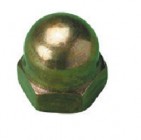 DOME NUT M10 BRASS SC