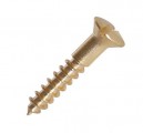 Raised Head Slotted Woodscrews