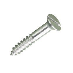 WOODSCREWS CSK MS ART 1 8g X 7/8 SLOTTED