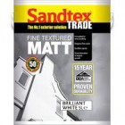 Sandtex 5ltr Fine Textured Matt Masonry Paint Magnolia